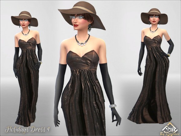  The Sims Resource: Holidays Dress Set by Devirose