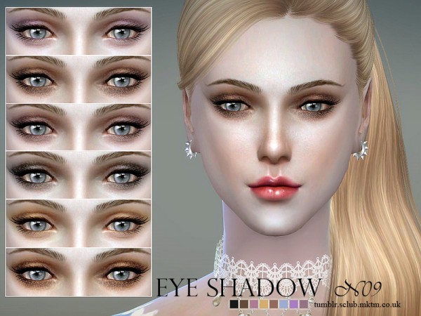  The Sims Resource: Eyeshadow 09 by S Club