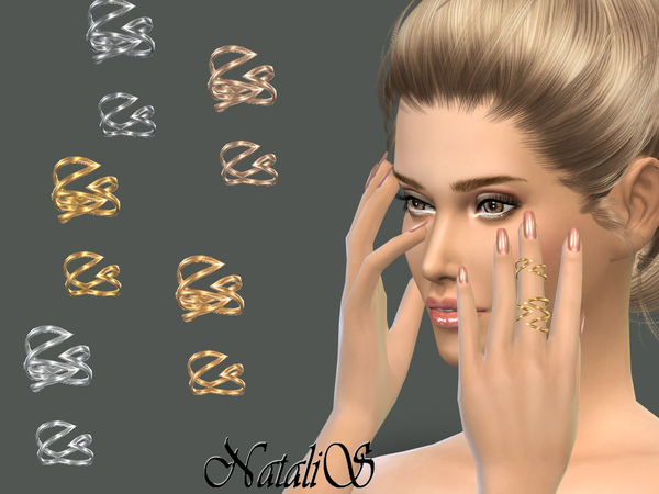  The Sims Resource: Winged double ring by NataliS