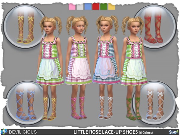  The Sims Resource: Little Rose Set by Devilicious