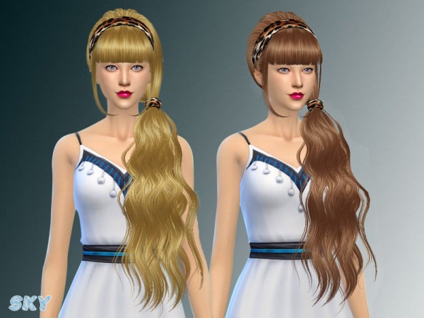  The Sims Resource: Hairstyle 063 by Skysims