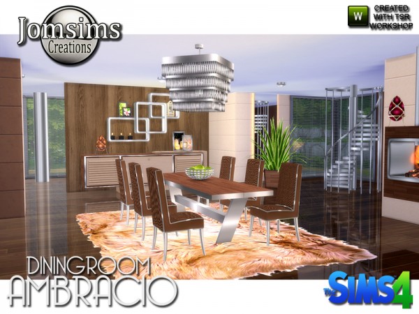  The Sims Resource: Ambracio diningroom by jomsims