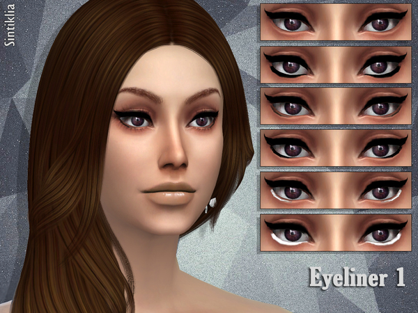  The Sims Resource: Eyeliner 1 by Sintiklia