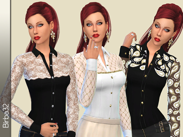  The Sims Resource: Fashion shirt by Birba32