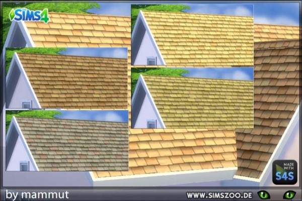 Blackys Sims 4 Zoo: Composite roof 1 by Mammut