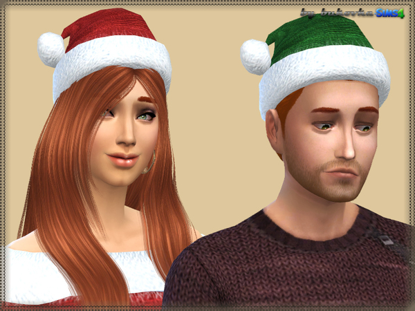  The Sims Resource: Hat Santa by Bukovka