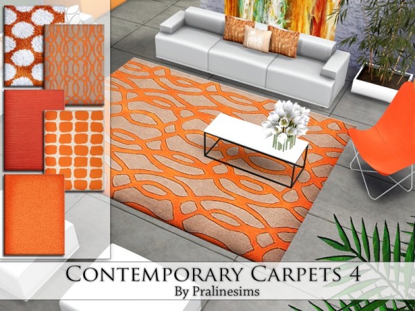  The Sims Resource: Contemporary Carpets 4 by Pralinesims