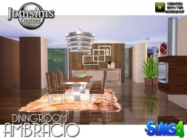  The Sims Resource: Ambracio diningroom by jomsims