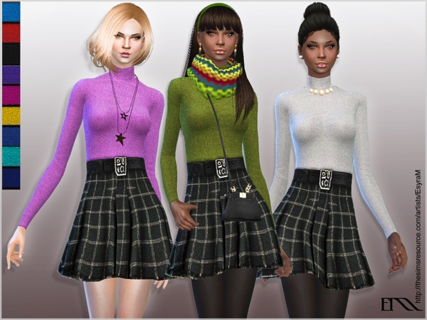  The Sims Resource: Jolene Dress by EsyraM