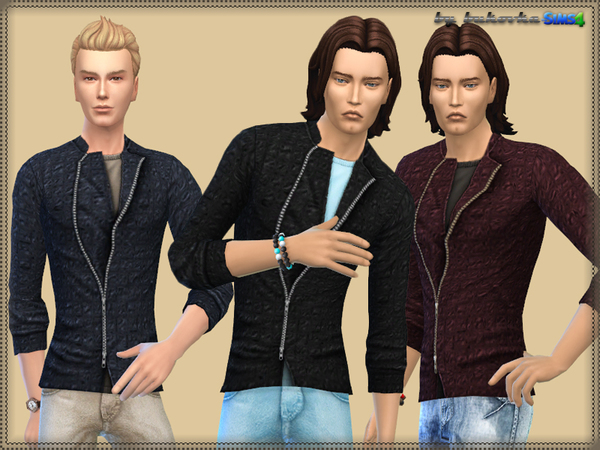 The Sims Resource: Jacket Zipper by Bukovka • Sims 4 Downloads