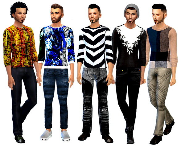  Dreaming 4 Sims: Men`s Sweater set