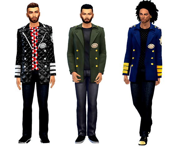  Dreaming 4 Sims: Men`s today coat jeans