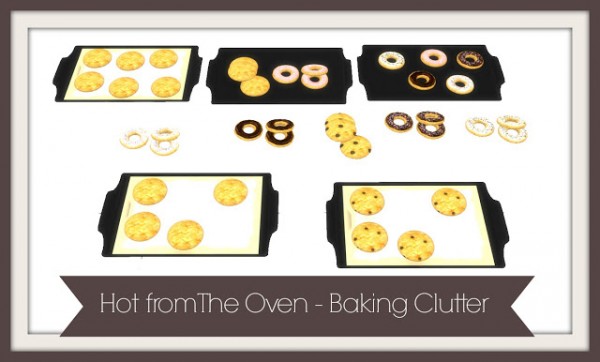  Dinha Gamer: Hot from The Oven   Baking Clutter converted from TS2 to TS4