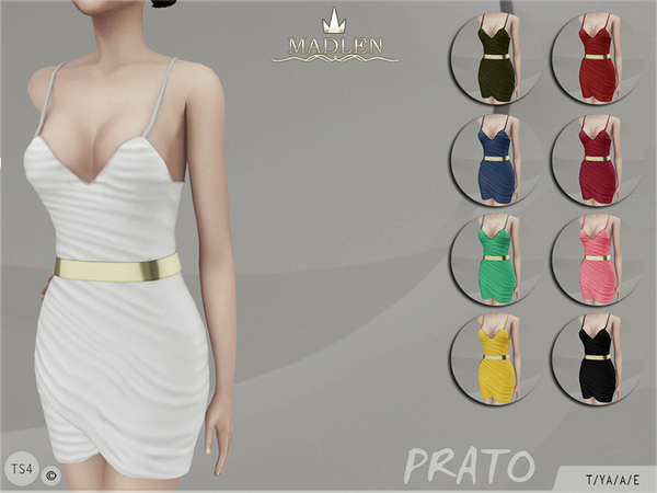  The Sims Resource: Madlen Prato Dress by MJ95