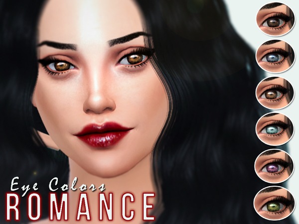  The Sims Resource: Romance   Eye Colors by SenpaiSimmer