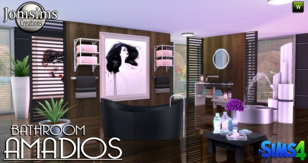  Jom Sims Creations: Bathroom Amadios
