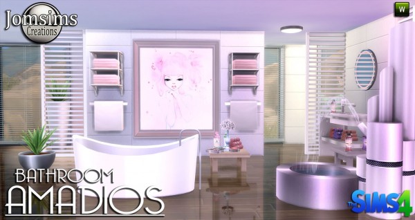  Jom Sims Creations: Bathroom Amadios