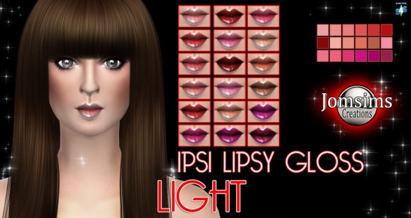  Jom Sims Creations: Ipsi lipsy gloss light