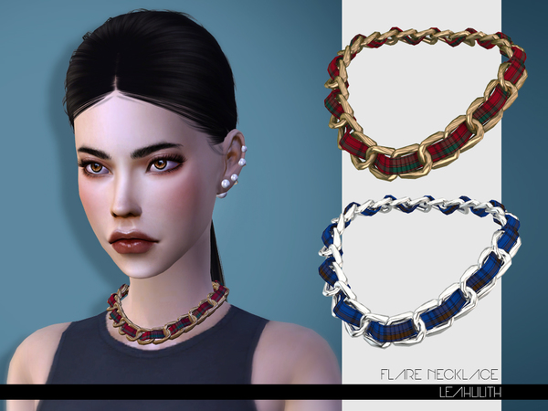  The Sims Resource: Flare Necklace by LeahLilith