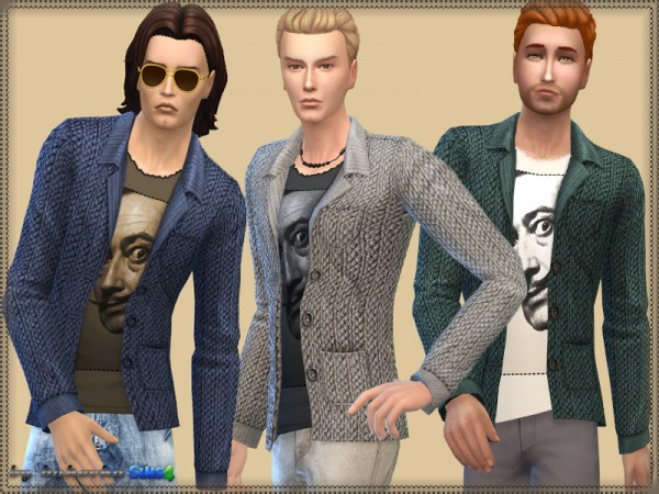  The Sims Resource: Jacket Salvador by bukovka