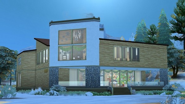  Ihelen Sims: Christmas Chalet by Dolkin