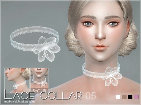  The Sims Resource: Lace collar 05 by S Club