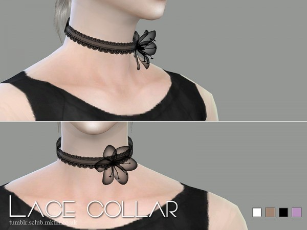  The Sims Resource: Lace collar 05 by S Club