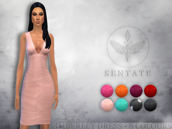  The Sims Resource: Kimberley Dress by Sentate