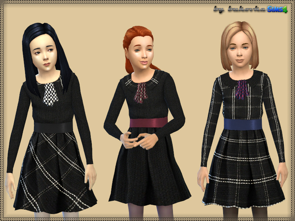  The Sims Resource: Dress Jabot by Bukovka