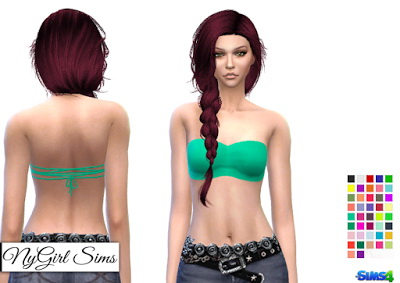  NY Girl Sims: Strappy Bandeau Top