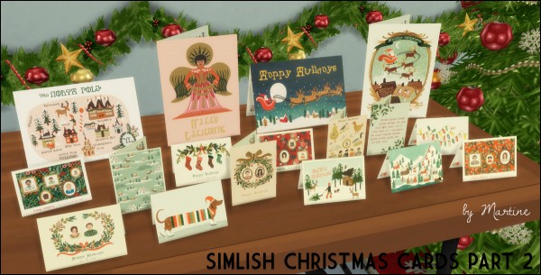  Martine Simblr: Christmas cards