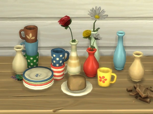  Mod The Sims: Craftable Pottery by plasticbox