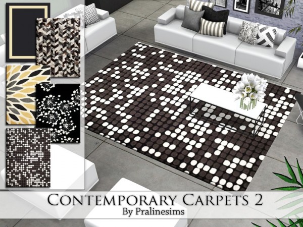  The Sims Resource: Contemporary Carpets 2 by Pralinesims