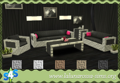  La Luna Rossa Sims: Modern Livingroom