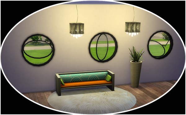 Sims 4 Designs: Round Open Windows