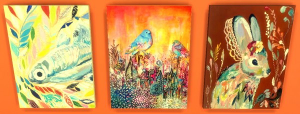  Sunshine & Roses Custom Content: Mystic Forest Canvas Set   Part 1