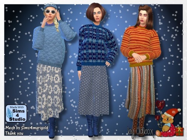  All4Sims: Winter outfit by Oldbox