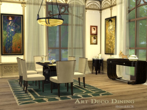  The Sims Resource: Art Deco Dining by ShinoKCR
