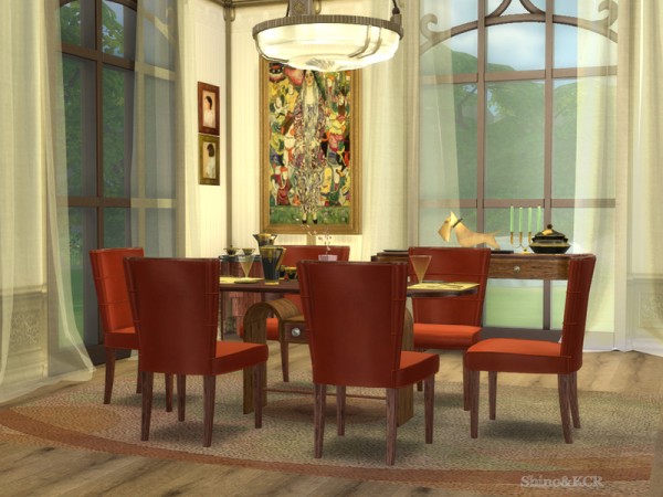  The Sims Resource: Art Deco Dining by ShinoKCR