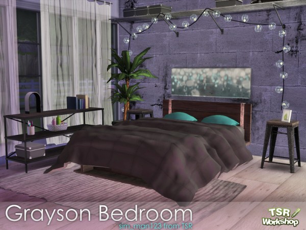  The Sims Resource: Grayson Bedroom by sim man123