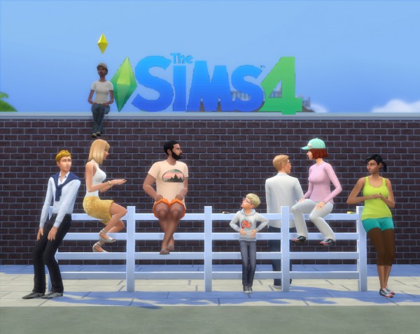  Sims 4 Studio: Sit & Lean on Fence Mod by Artrui