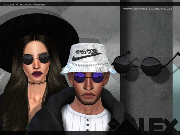  The Sims Resource: Ozzy sunglasses by Mr. Alex