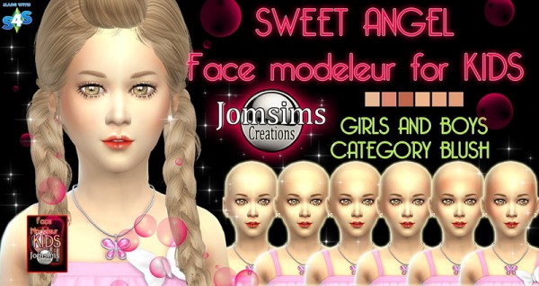  Jom Sims Creations: Sweet angel eye mask and face modeler