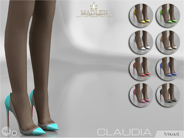 The Sims Resource: Madlen Claudia Shoes by MJ95