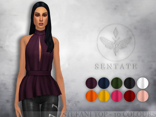  The Sims Resource: Stefani Top by Sentate