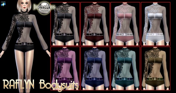  Jom Sims Creations: Raflyn bodysuits