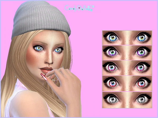  The Sims Resource: Candy Doll Wild Eyes by DivaDelic06