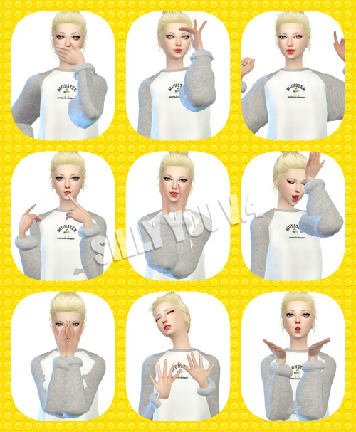  Flower Chamber: Silly You V4 9 poses set