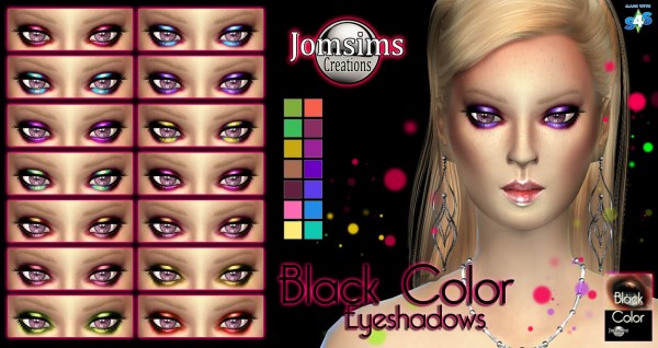  Jom Sims Creations: Black color shadows