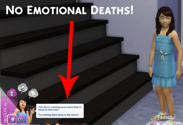  Mod The Sims: Simstopics No Emotional Deaths Altogether by devilgurl